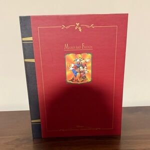 Vintage Disney Mickey and Friends Storybook Ornament Set